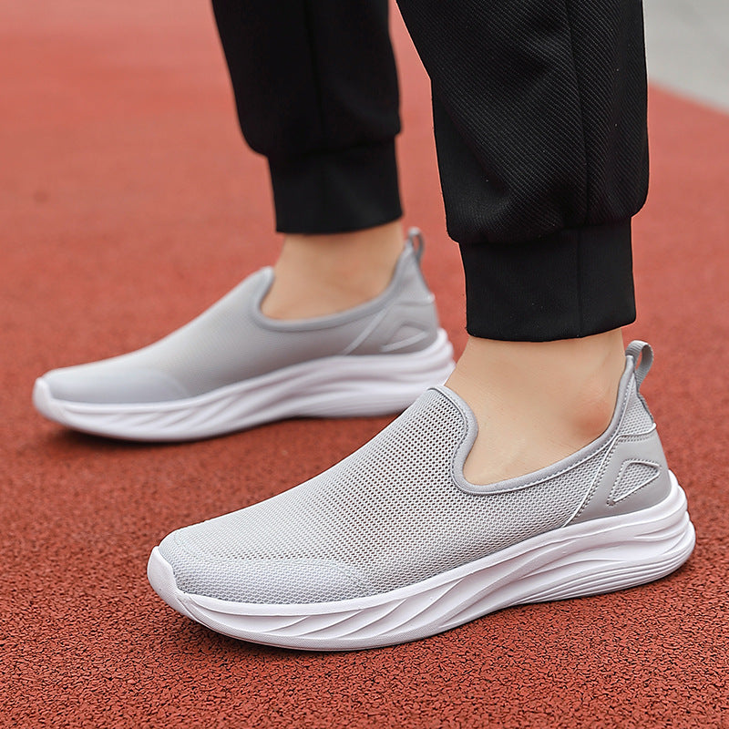 Lazy Hollow Breathable Mesh Cloth Shoes - D&A