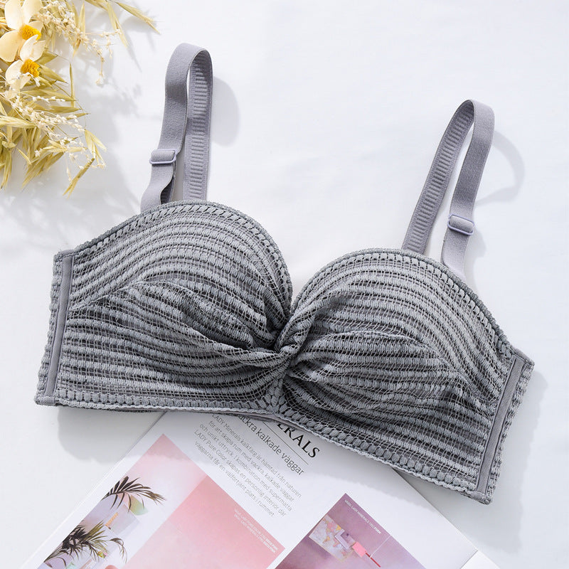 Strapless women's bra Grey - D&A