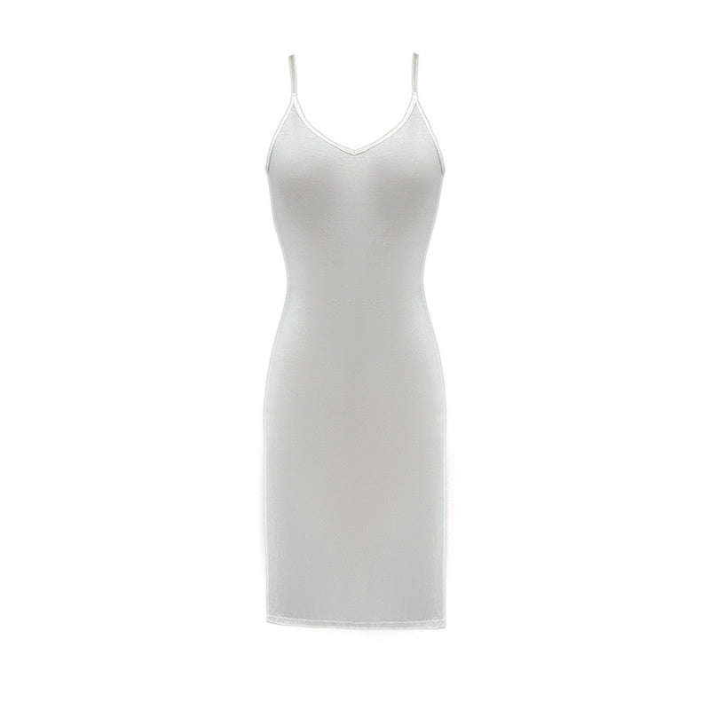 Women's Sling Hip-lift And Belly Shaping Women's Body Shaping Dress White - D&A