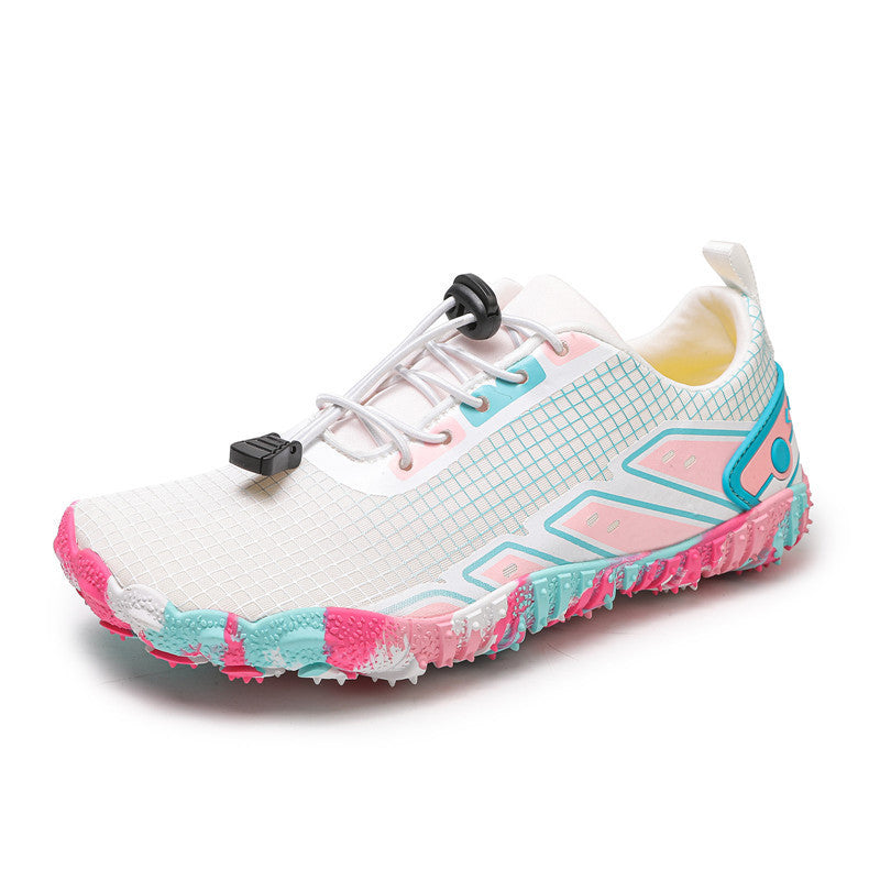 New Thickened Indoor Fitness Shoes Soft Bottom Non-slip Treadmill Shoes DB9925 Pink - D&A