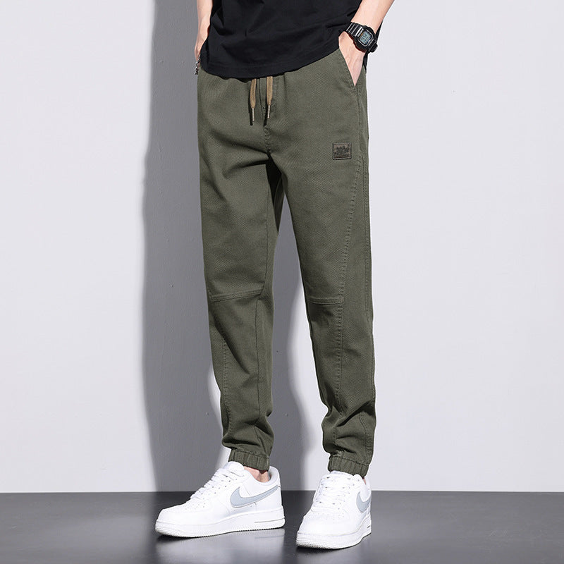 Summer Fashion Casual Pants Men's Thin Green - D&A
