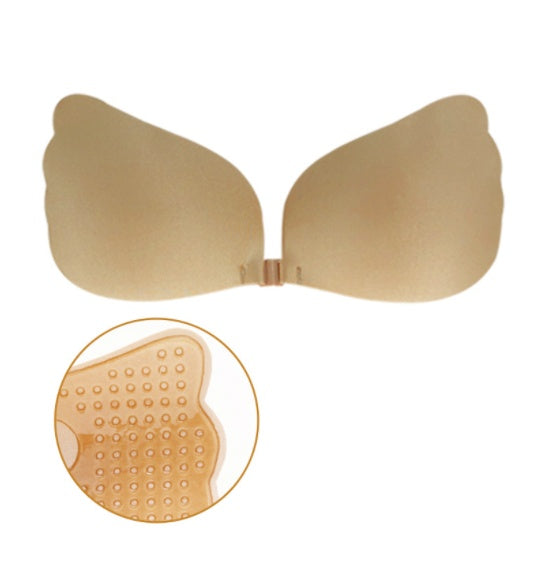 1pc Strapless Bra Skin color wing front buckle - D&A