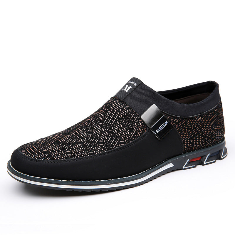 Casual Shoes Flat Low-top Men's Shoes 32862 Brown - D&A
