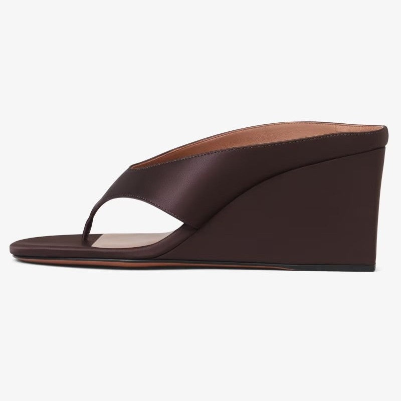 Wedge Platform Flip-flops All-matching Slippers - D&A