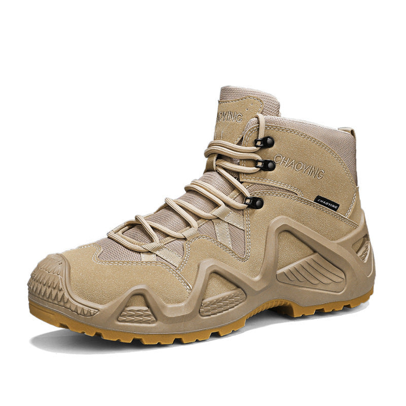 High-top Tactical Shoes Wear-resistant Desert Boots Outdoor New Combat Boots - D&A
