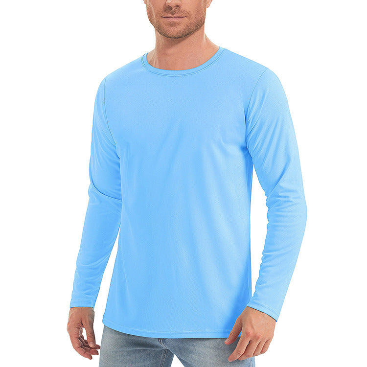 UV Protection Quick-dry Casual Breathable Sun Protection Clothing Light Blue - D&A
