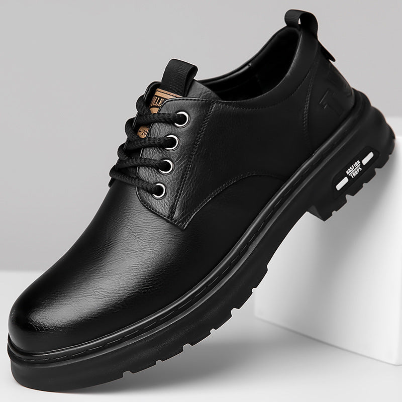 Retro Outdoor Men's Shoes Big Toe Casual Leather Shoes - D&A