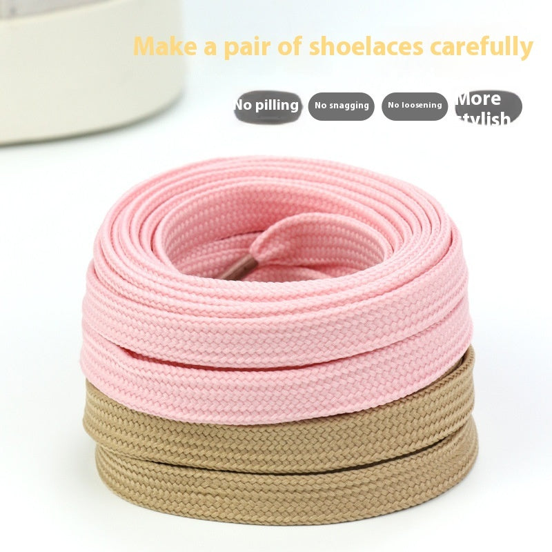 White Shoes Colorful Bandlet Shoelaces - D&A