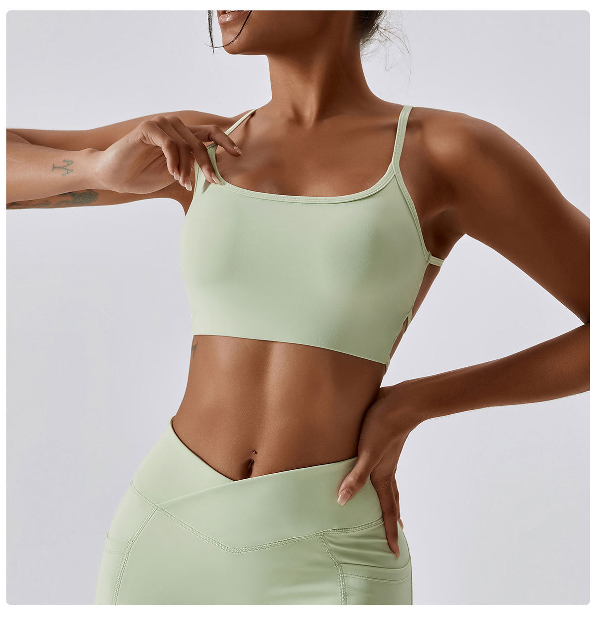 Quick Drying Breathable Yoga Bra Running Sports Bra - D&A