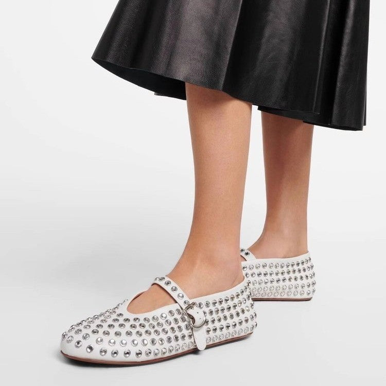 Round Toe Flat Bottom Comfortable Fashion Women's Shoes - D&A