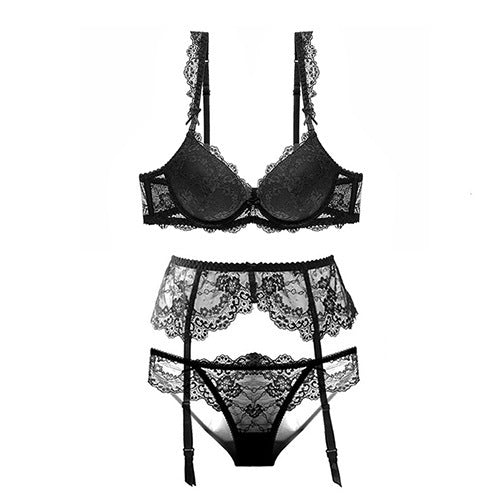 Ladies bra set Black - D&A