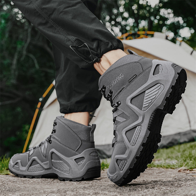 High-top Tactical Shoes Wear-resistant Desert Boots Outdoor New Combat Boots - D&A