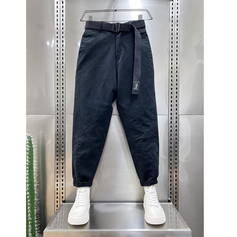 Trendy Skinny Cropped Harem Pants Men's - D&A