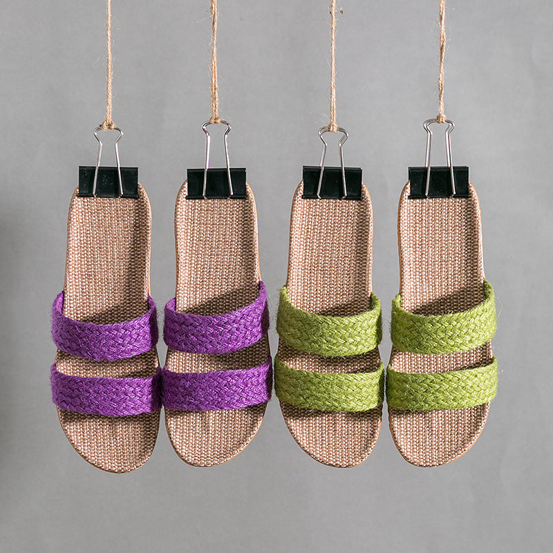 Women's Indoor Floor Platform Non-slip Flip-flops Household Slippers - D&A