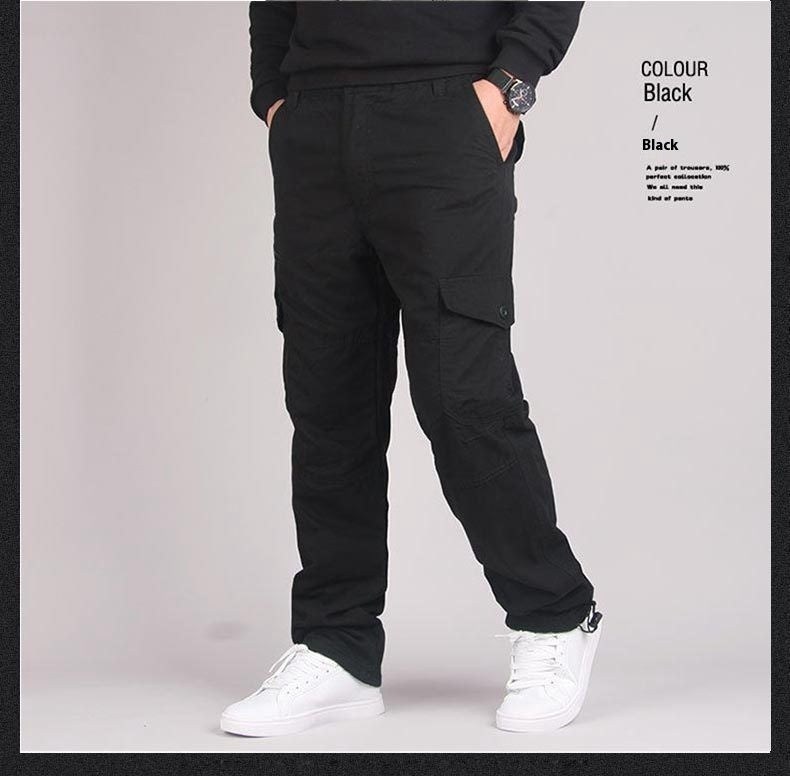 Spring And Autumn Outdoor Overalls Men's Loose Black - D&A