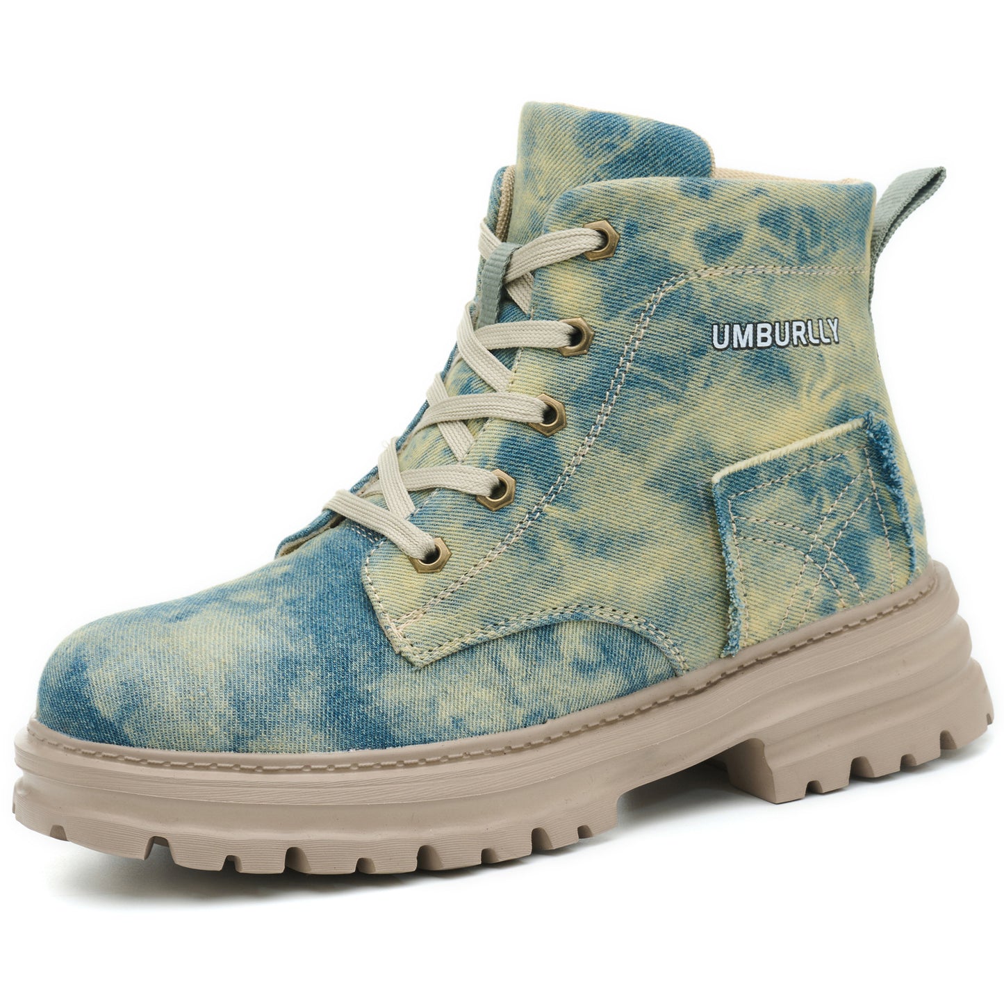 Women's Comfortable Breathable And Anti Smashing Safety Shoes Green - D&A