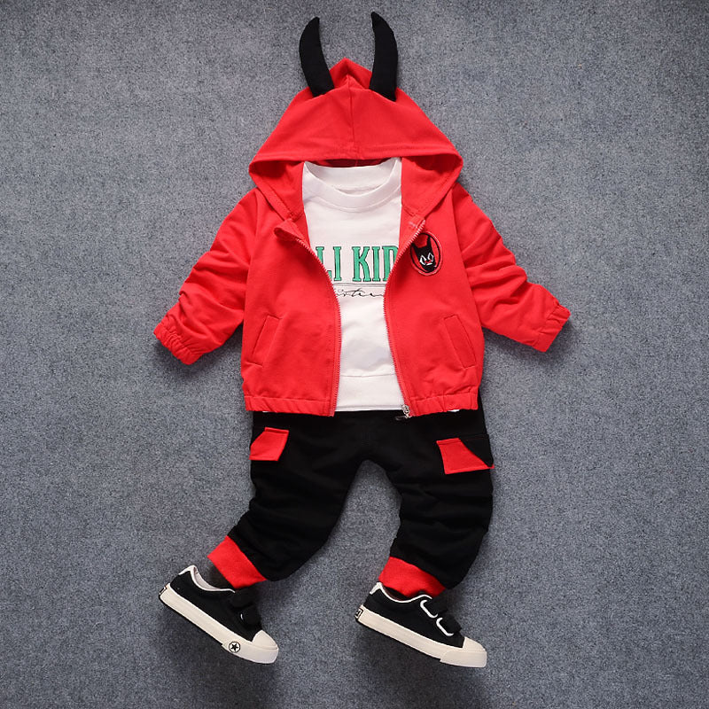 Children's Clothes Boys' Suits Boys' Autumn Three-Piece Suits 4.style - D&A