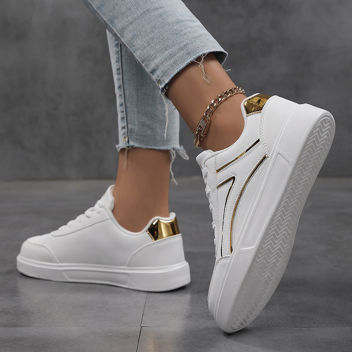 Plus Size Board Shoes Female Students Breathable Lightweight Casual - D&A