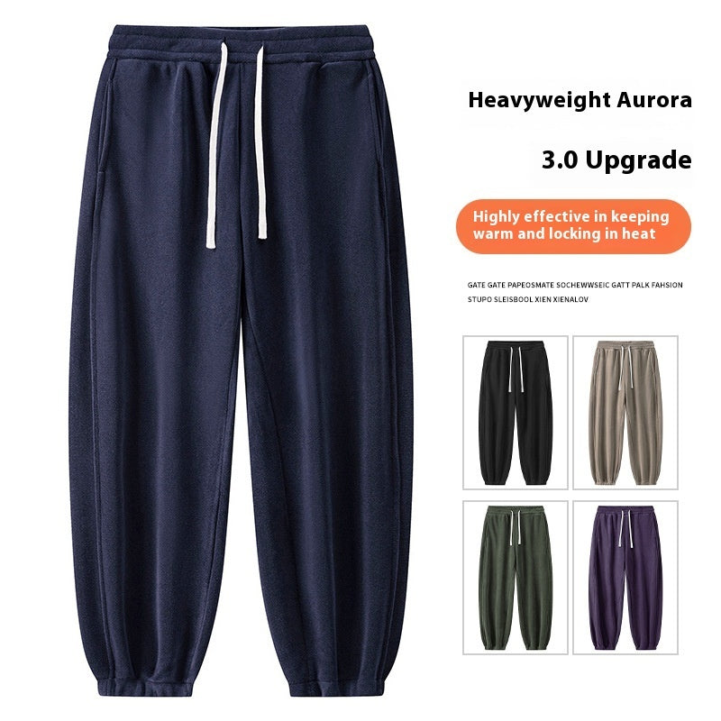 Winter Male Fleece-lined Track Pants - D&A