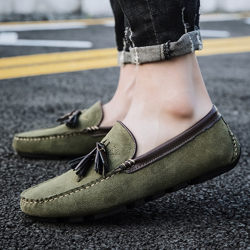 Pigskin All-match Men's Tods Casual Shoes Street Hipster High - D&A