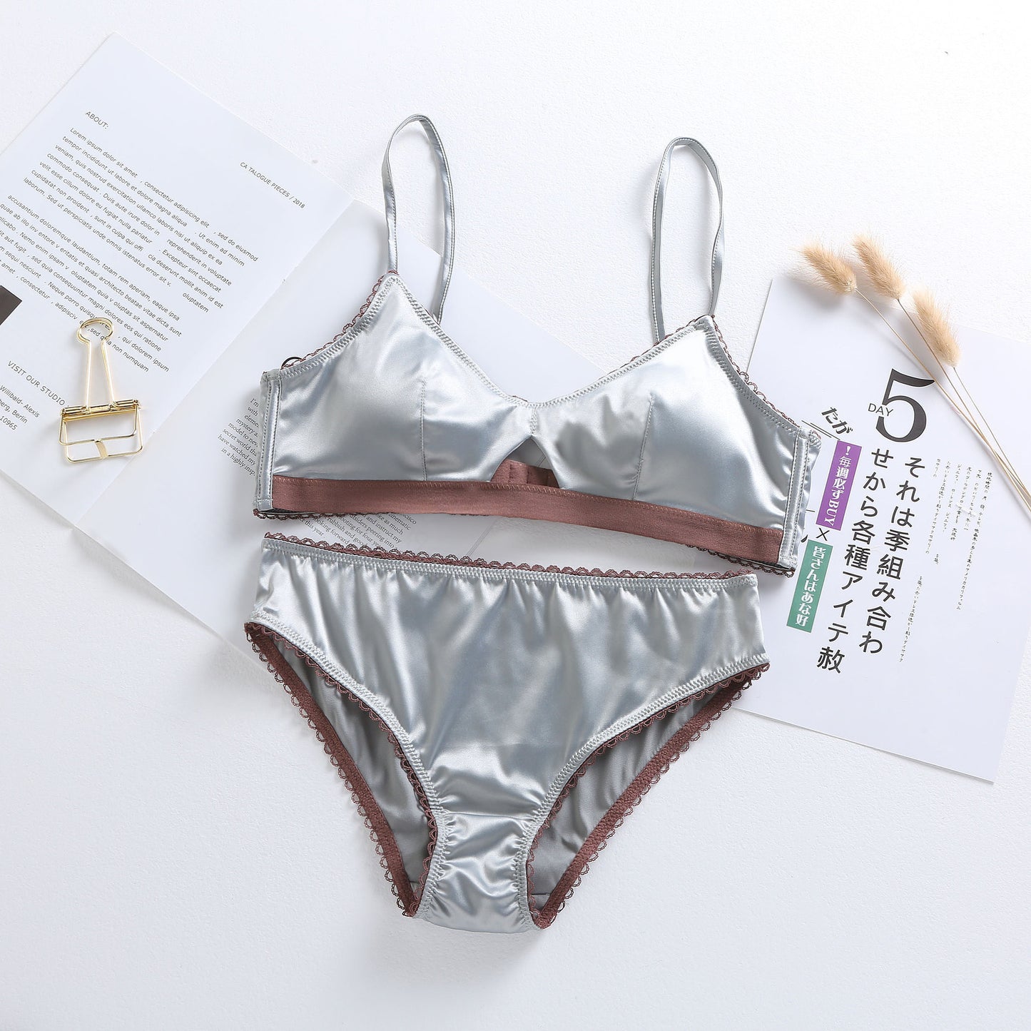 Underwear bra set Blue - D&A