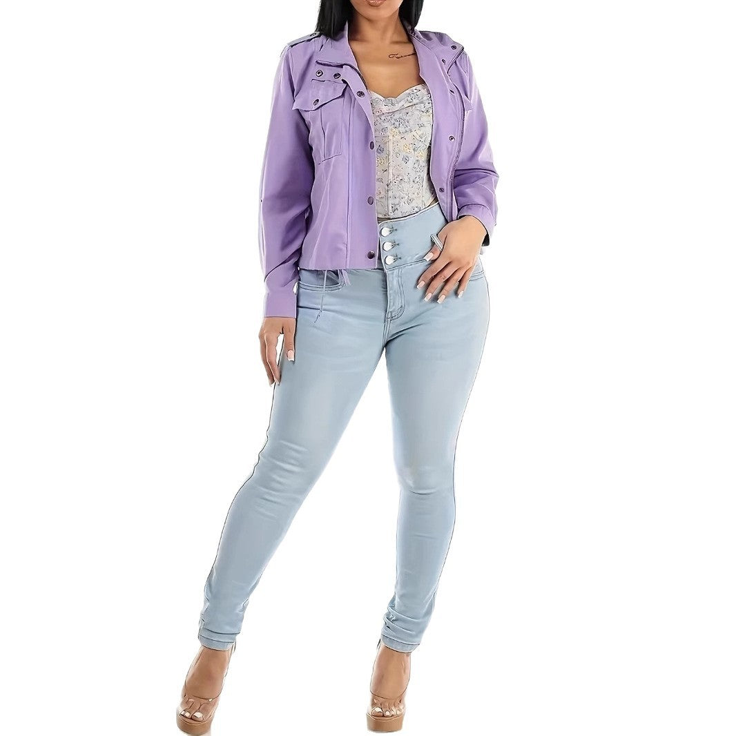 Women's High Waist Tight Stretch Shaping And Hip Lifting Jeans - D&A