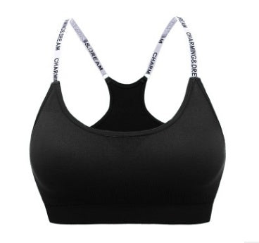yoga sport bra black - D&A