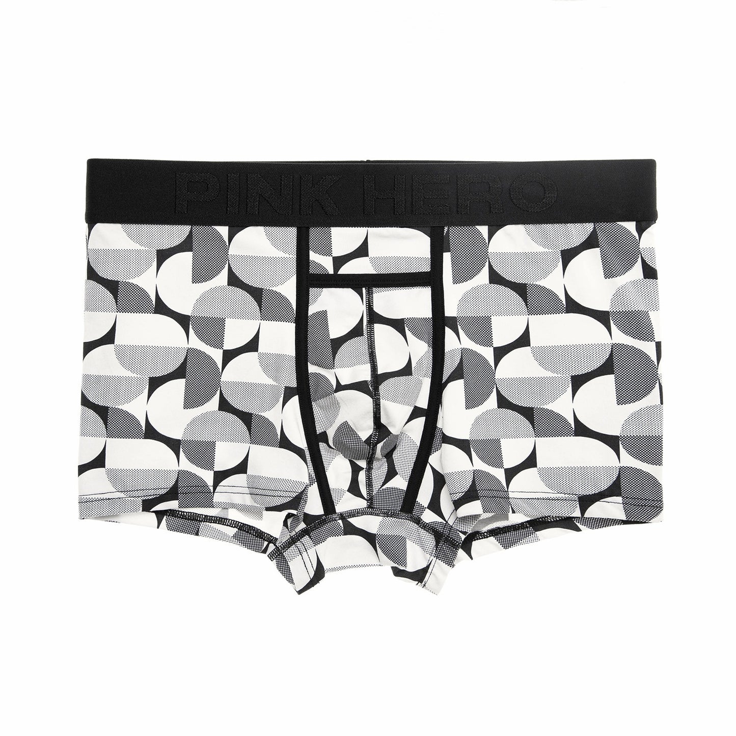 Men's Pocket Underwear Boxer Pure Cotton Digital Printing Soft And Colorfast Stylish Round - D&A
