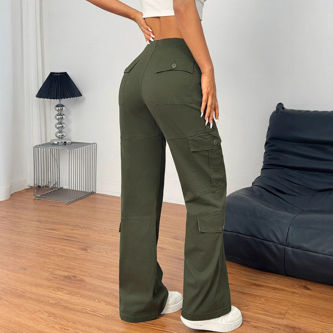 TL337 European And American Street Style Overalls Loose Jeans - D&A
