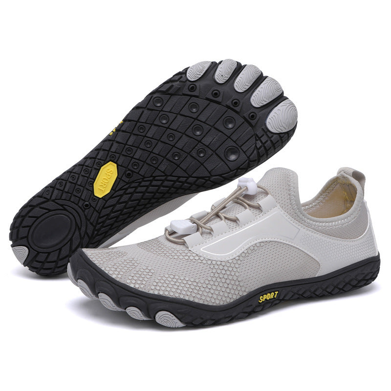Upstream Shoes Running Fitness Men Wading Beach Swimming Shoes Women 2303 Gray - D&A