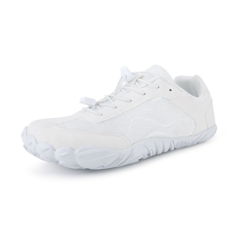 Outdoor FiveFingers Mountaineering Breathable Hiking Boots Men 6805 White - D&A