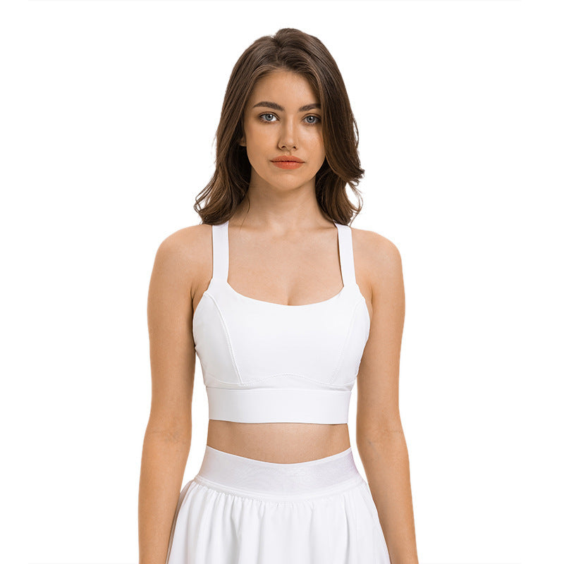 Nude Feel High Elastic Breast Holding Sports Bra Bra - D&A
