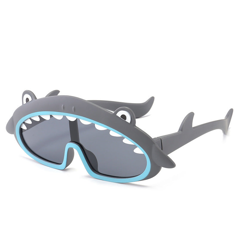 Cartoon silicone kids sunglasses Grey - D&A