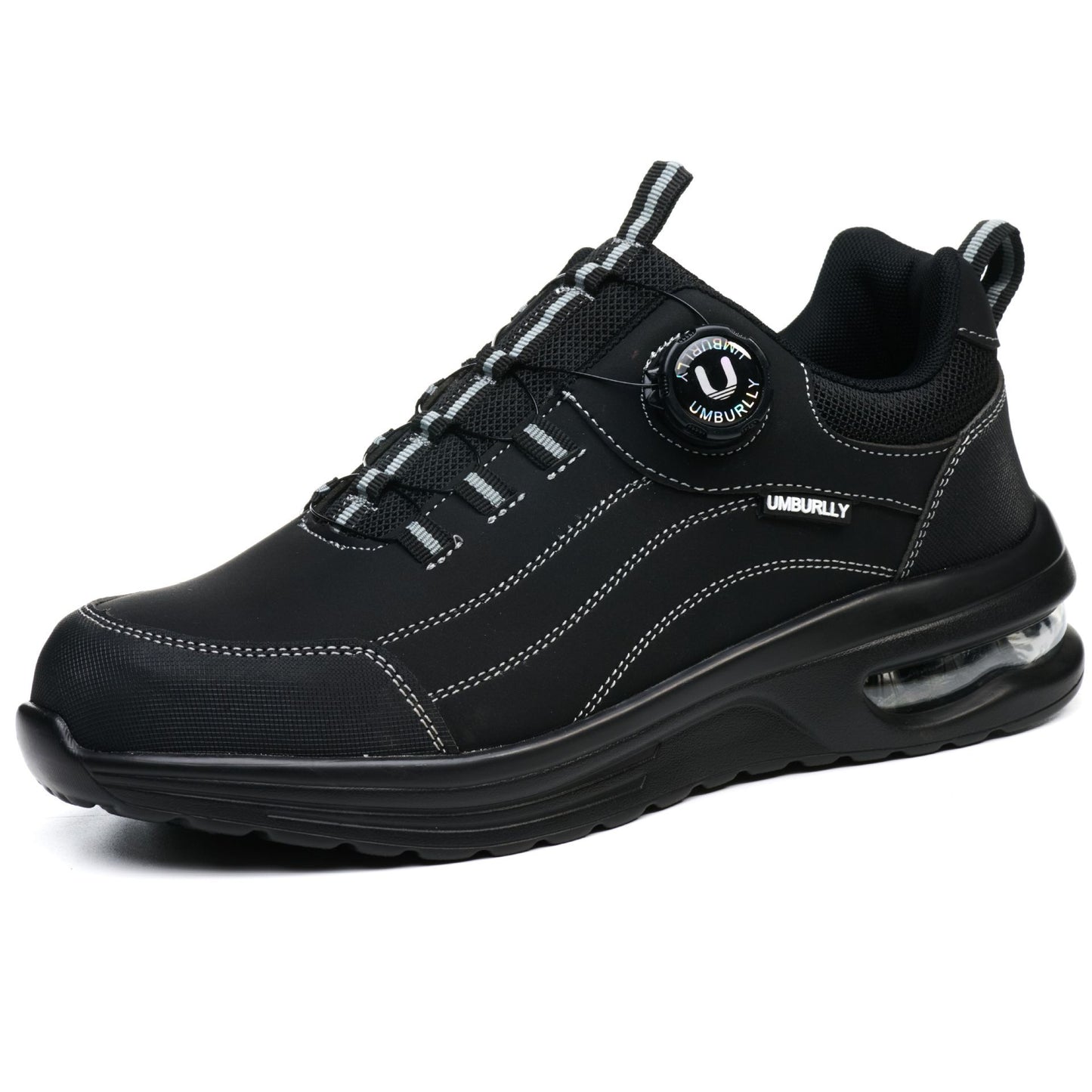Wear Resistant Safety Work Shoes For All Seasons FZ5172 Black - D&A