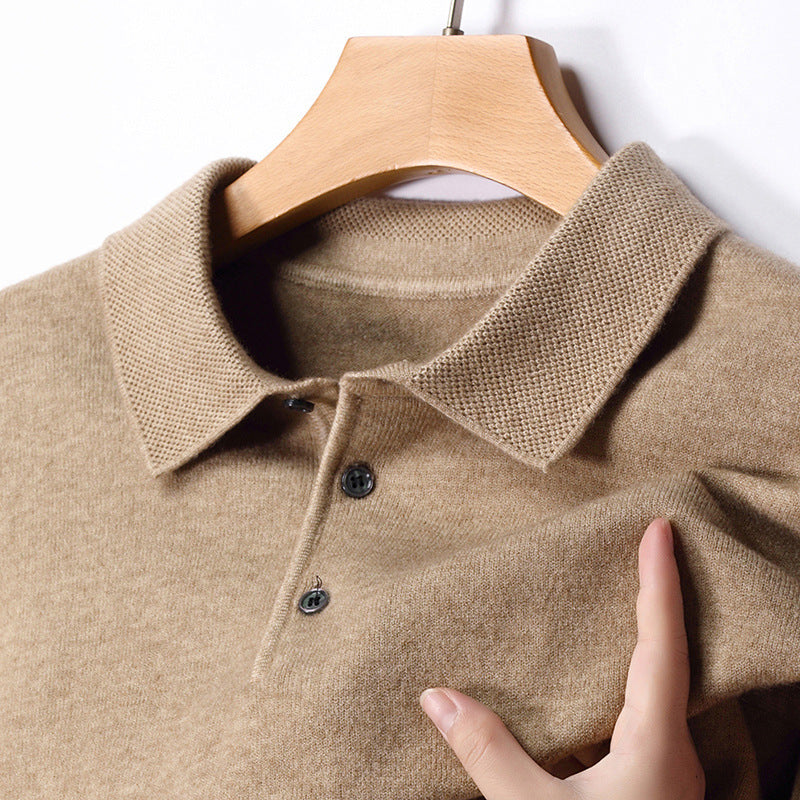 Winter Wool Lapel Long Sleeve Men - D&A