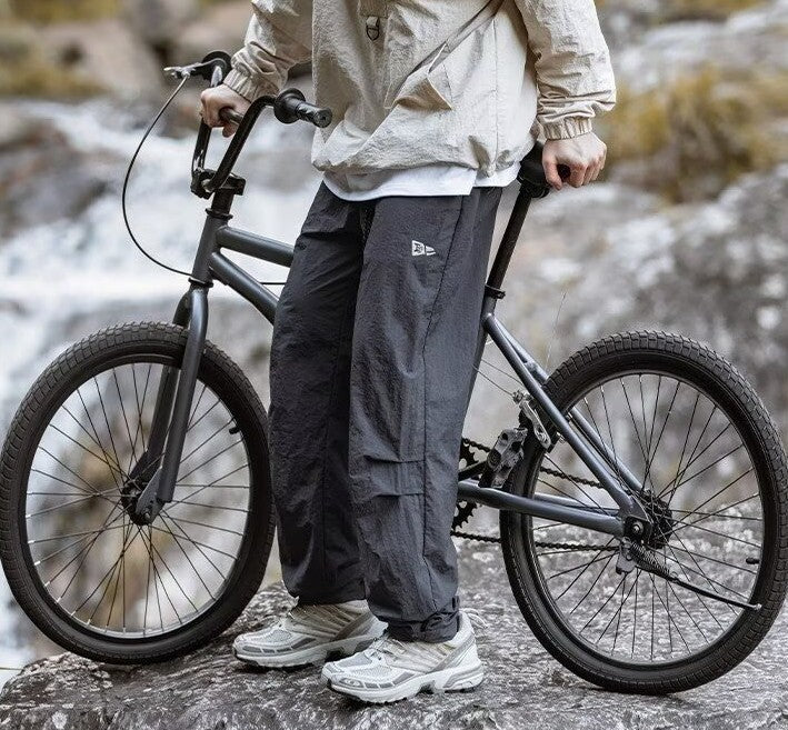 Summer Straight Men's Quick-drying Waterproof Mountain Trousers Dark Gray - D&A
