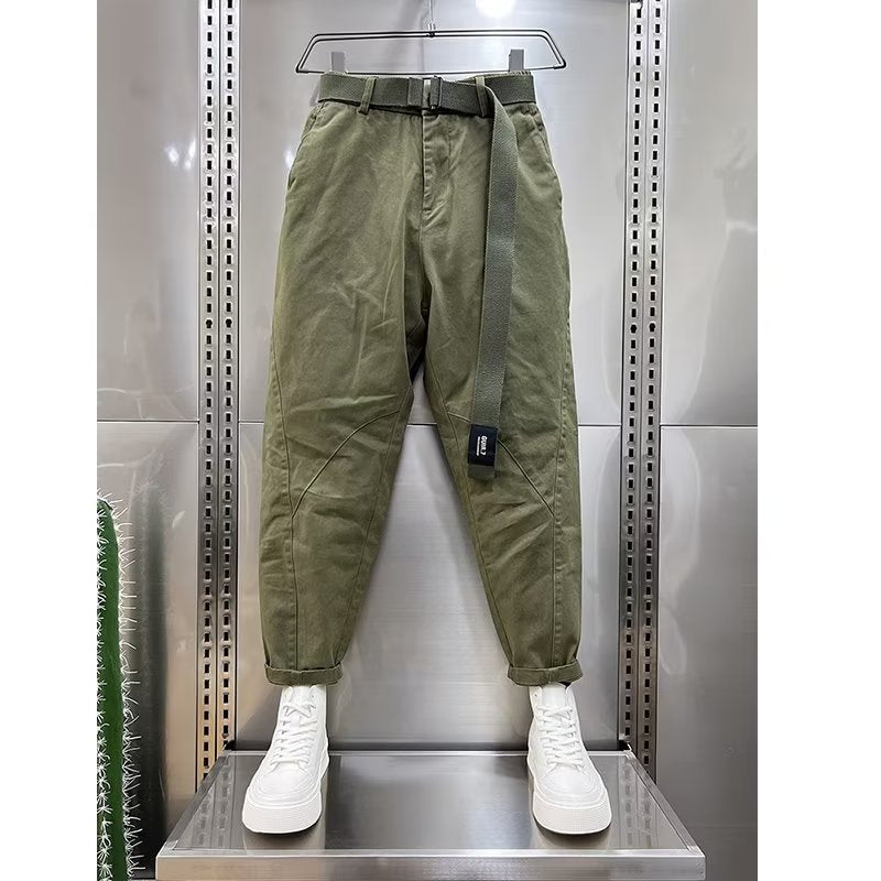 Trendy Skinny Cropped Harem Pants Men's - D&A