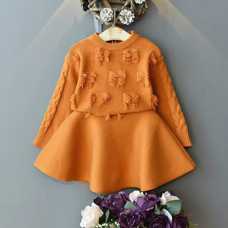 Children's clothing suits 01 Orange - D&A
