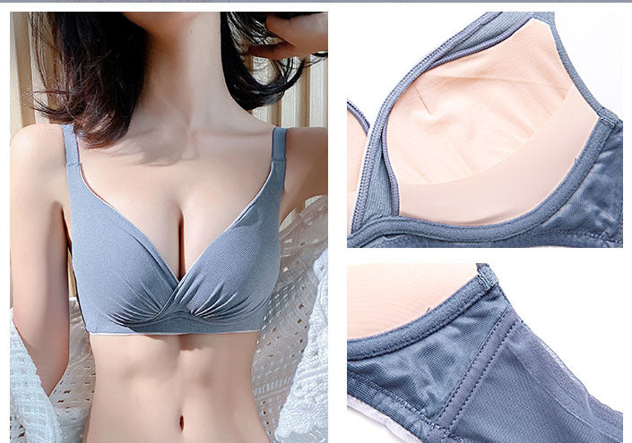 Sexy seamless bra Grey blue - D&A