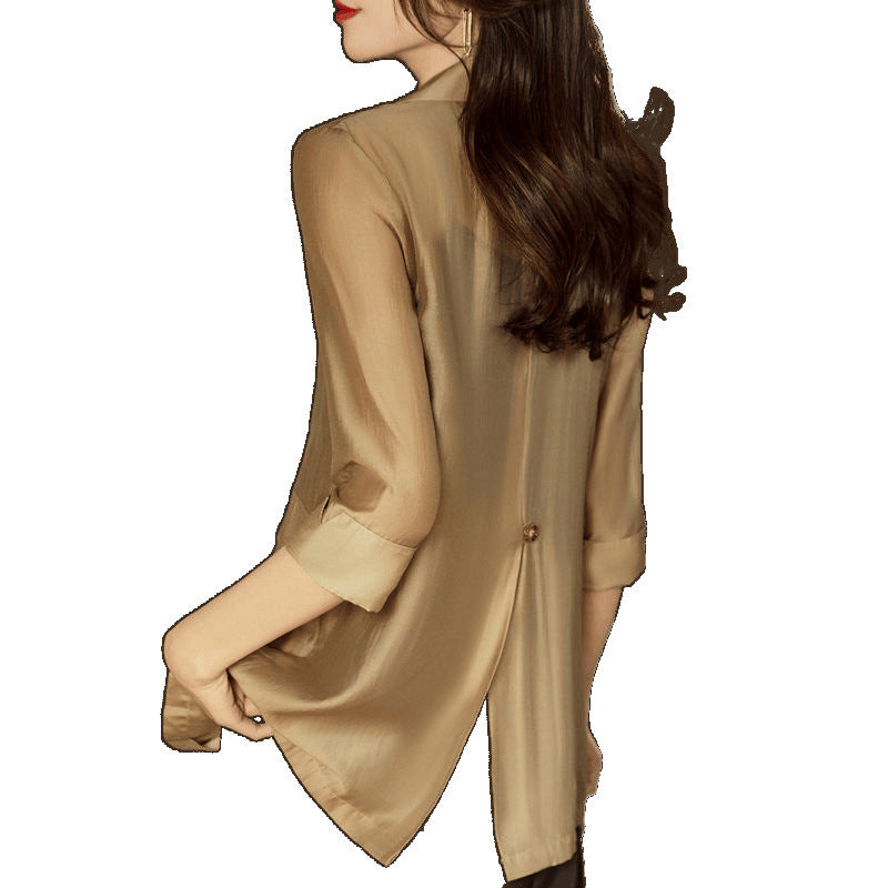 Summer Small Casual Sun-proof High-grade Suit Top - D&A