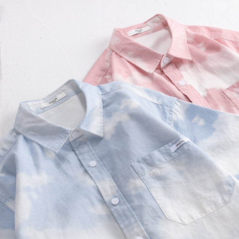 Summer Menswear Trendy All-match Short-sleeved Shirt - D&A