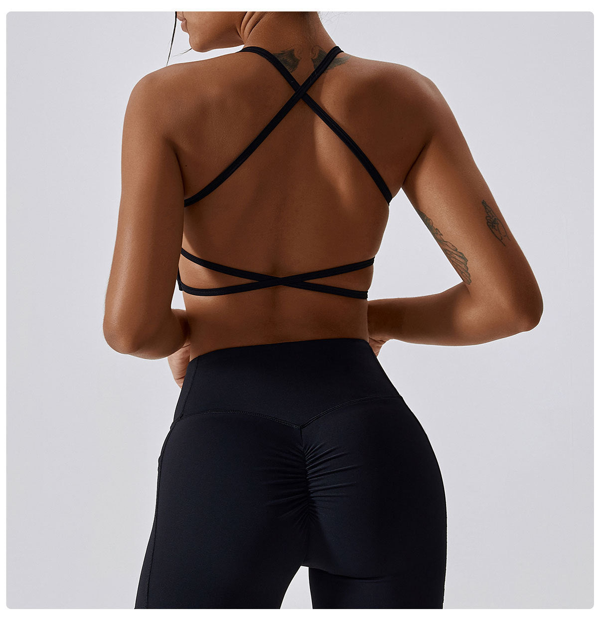 Quick Drying Breathable Yoga Bra Running Sports Bra - D&A
