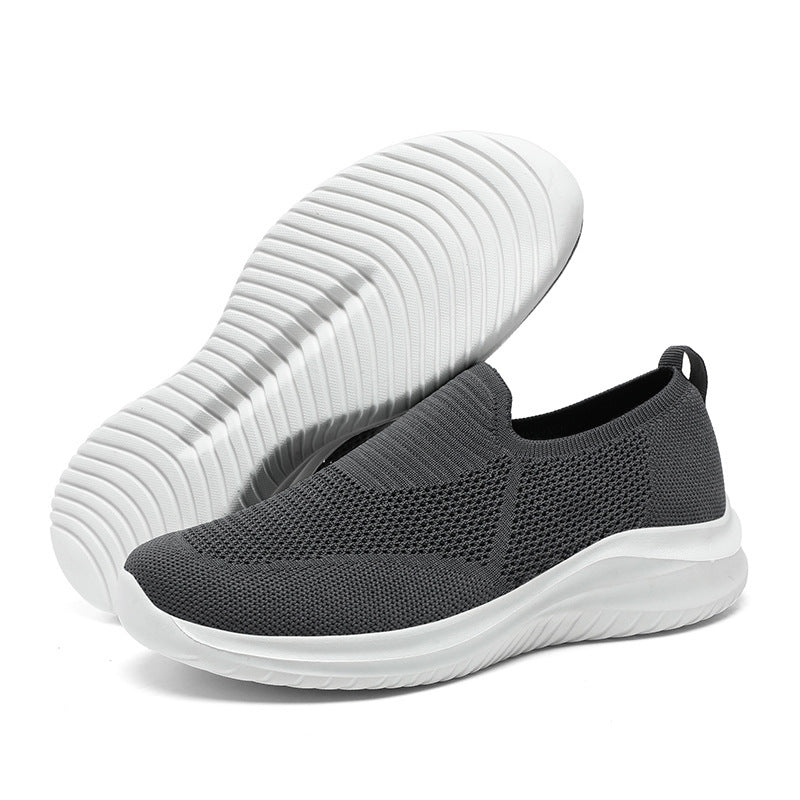 Mesh Flying Woven Breathable Loafers Comfortable All-match Shoes - D&A