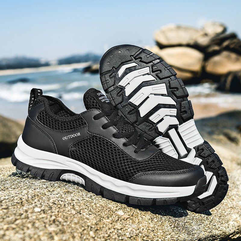 New Cross-border Mesh Extra Large Size 39-48 Men's Shoes - D&A