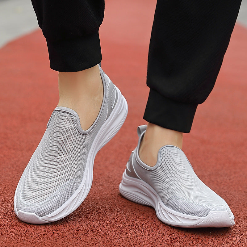 Lazy Hollow Breathable Mesh Cloth Shoes - D&A