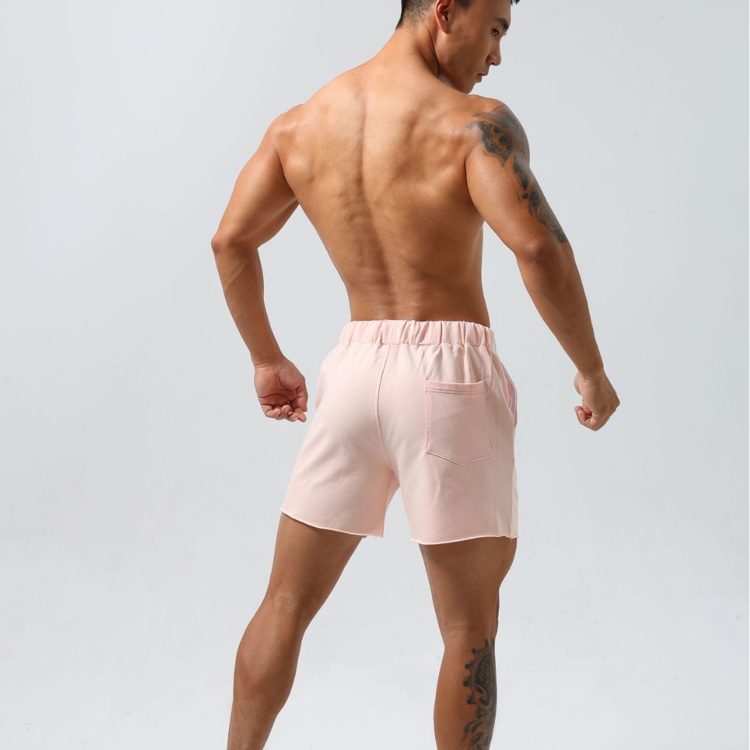 Solid Color Summer Outdoor Running Casual Pink - D&A