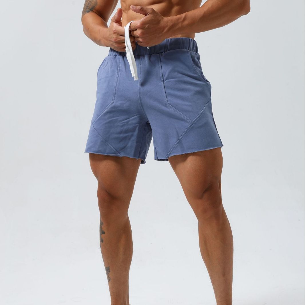 Solid Color Summer Outdoor Running Casual Blue - D&A