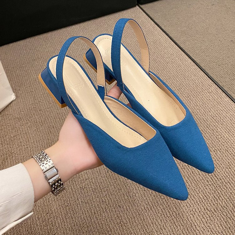 Women's Fashion Personality Solid Color Sandals - D&A