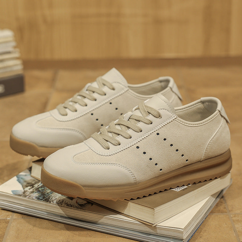 Platform Leather Men's Casual Shoes - D&A