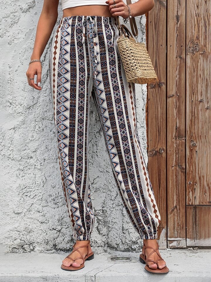 Women's Loose Casual Skinny Pants G7Z2701 - D&A